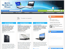 Tablet Screenshot of materiel-informatique-occasion.com